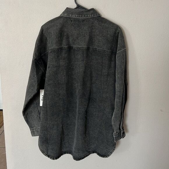 Rebecca Minkoff Women’s Oversized Denim Jean Jacket - Picture 2 of 10